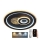 LED Dimmable ceiling light LED/95W/230V 3000-6500K black + remote control
