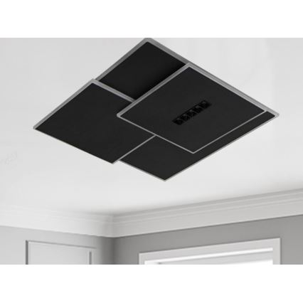 LED Dimmable ceiling light LED/95W/230V 3000-6500K black + remote control