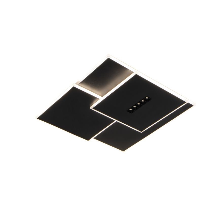 LED Dimmable ceiling light LED/95W/230V 3000-6500K black + remote control