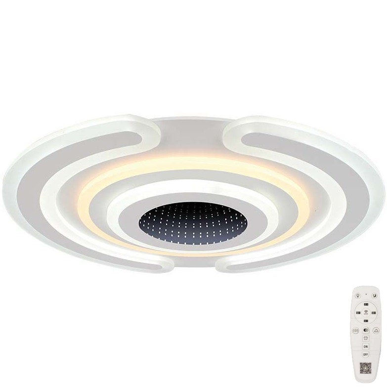 LED Dimmable ceiling light LED/95W/230V 3000-6500K d. 52 cm + remote control