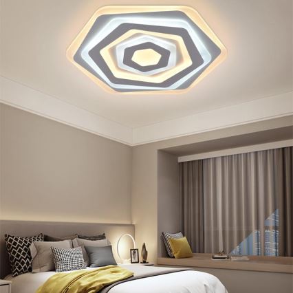 LED Dimmable ceiling light LED/95W/230V 3000-6500K + remote control