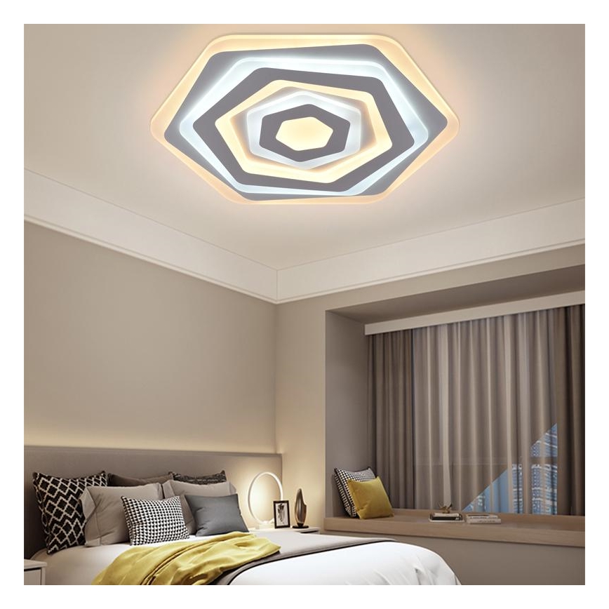 LED Dimmable ceiling light LED/95W/230V 3000-6500K + remote control