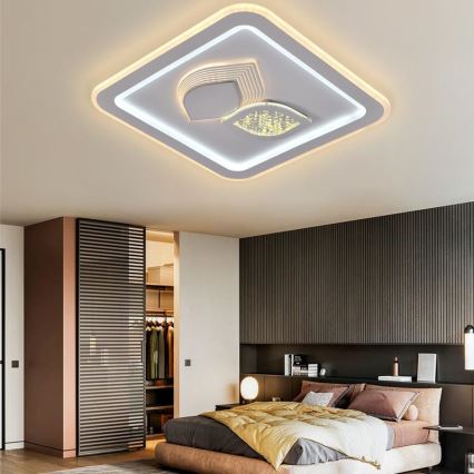 LED Dimmable ceiling light LED/95W/230V 3000-6500K + remote control