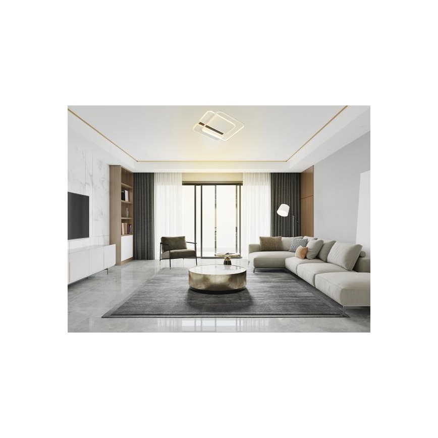 LED Dimmable ceiling light LED/95W/230V 3000-6500K white + remote control