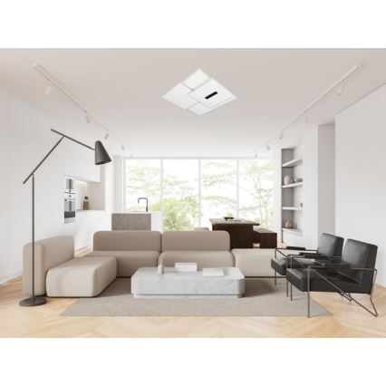 LED Dimmable ceiling light LED/95W/230V 3000-6500K white + remote control