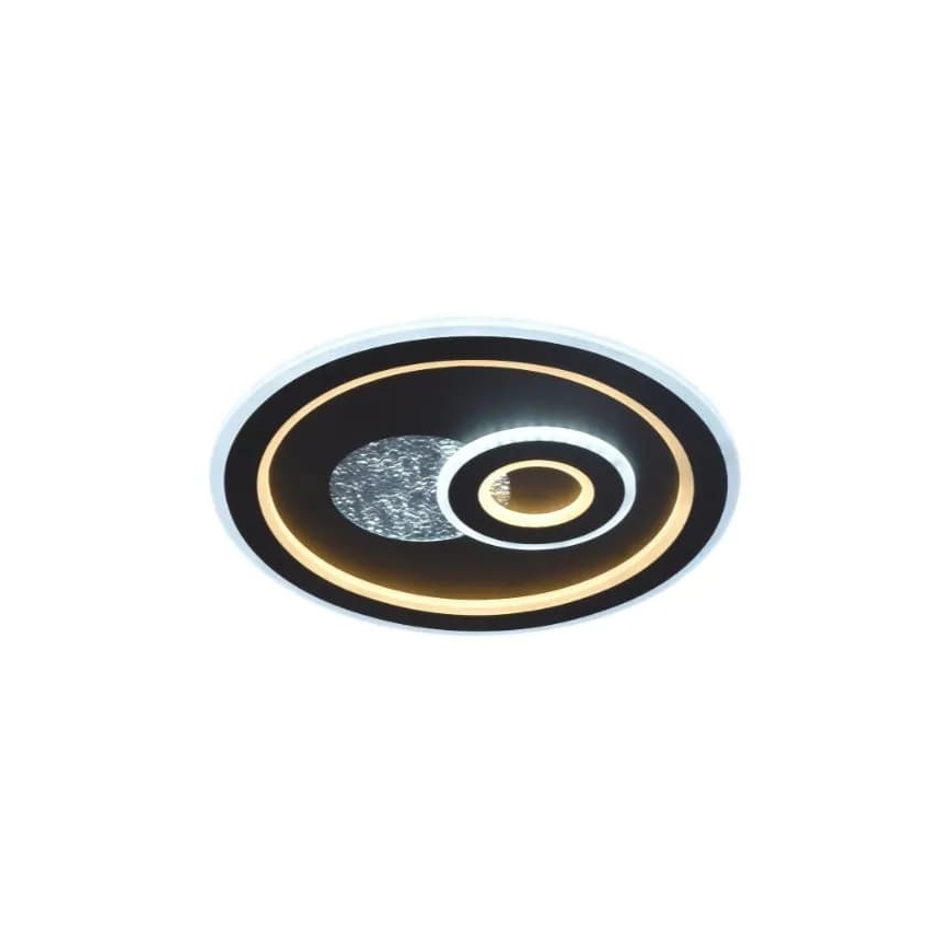 LED Dimmable ceiling light LED/95W/230V 3000-6500K black + remote control