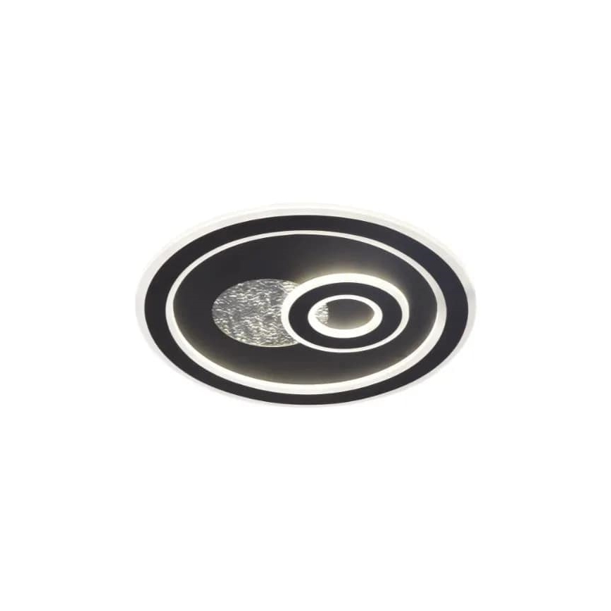 LED Dimmable ceiling light LED/95W/230V 3000-6500K black + remote control