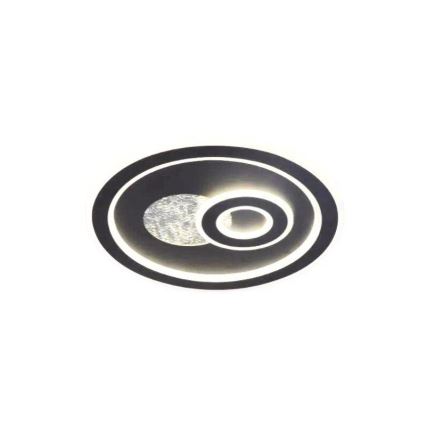 LED Dimmable ceiling light LED/95W/230V 3000-6500K black + remote control