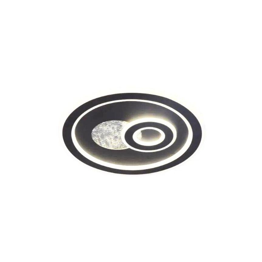 LED Dimmable ceiling light LED/95W/230V 3000-6500K black + remote control