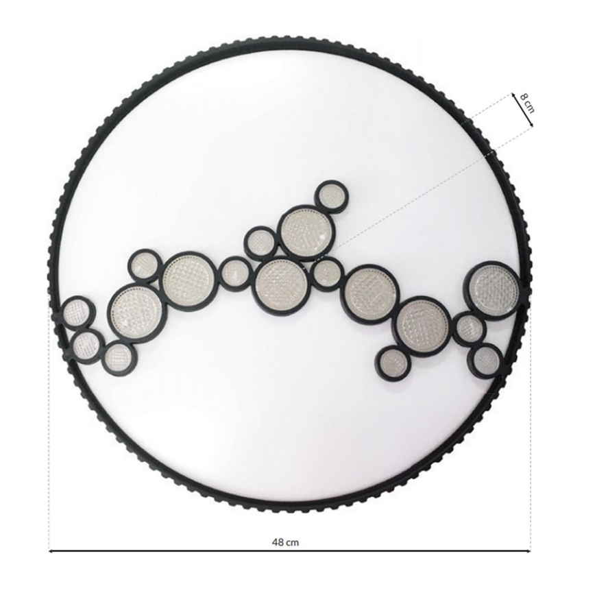 LED Dimmable ceiling light LENA LED/40W/230V + remote control