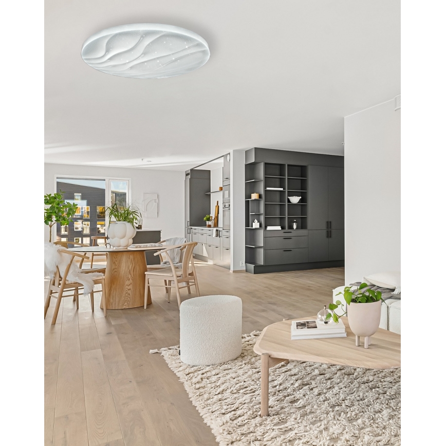LED Dimmable ceiling light LIKA LED/60W/230V 2700-6500K d. 58 cm + remote control