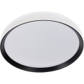 LED Dimmable Ceiling Light LIXAN LED/47W/230V 3000-6500K Ø 38.6 cm White/Black + Remote Control