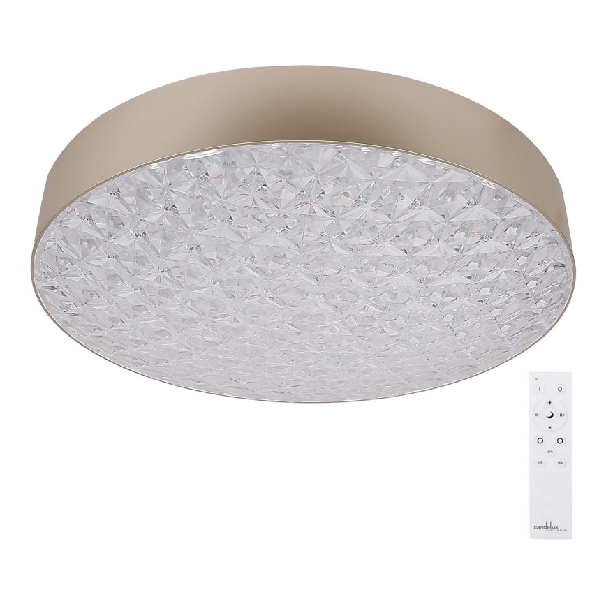 LED Dimmable ceiling light LUXON LED/60W/230V 2800-6500K beige + remote control