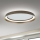 LED Dimmable ceiling light MANTA LED/38W/230V 2700/3000/4000K d. 45 cm brown