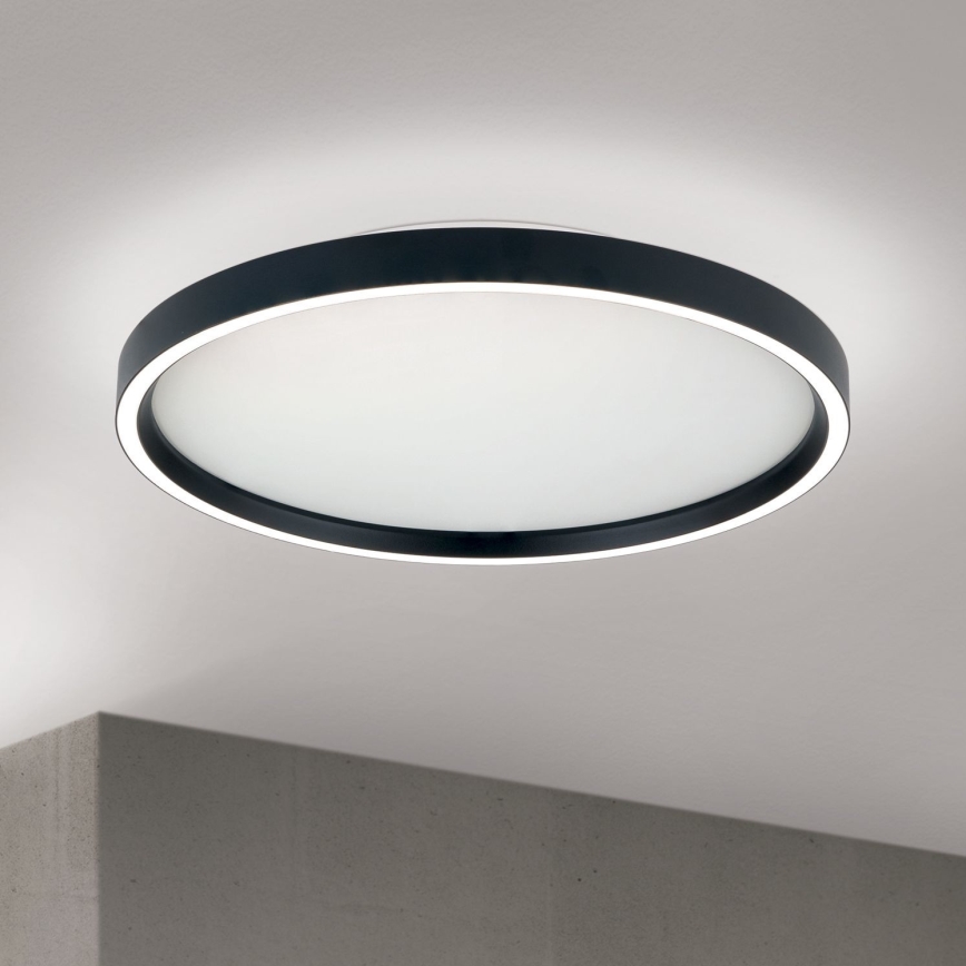 LED Dimmable ceiling light MASCA LED/36W/230V 2700/3350/4000K d. 40 cm black
