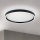 LED Dimmable ceiling light MASCA LED/36W/230V 2700/3350/4000K d. 40 cm black
