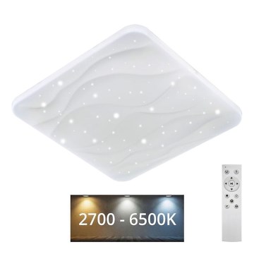LED Dimmable ceiling light NERIS LED/36W/230V 2700-6500K 43x43 cm + remote control