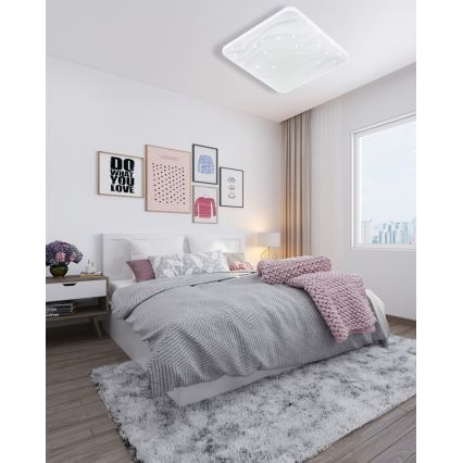 LED Dimmable ceiling light NERIS LED/36W/230V 2700-6500K 43x43 cm + remote control
