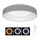 LED Dimmable ceiling light NEST LED/40W/230V 3000-6500K grey + remote control
