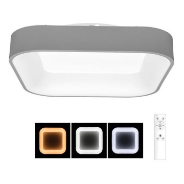 LED Dimmable ceiling light NEST LED/40W/230V 3000-6500K grey + remote control