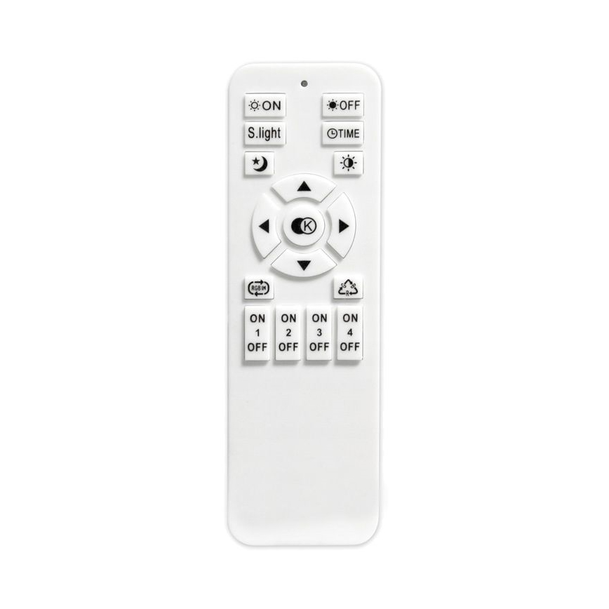 LED Dimmable ceiling light NOVA LED/54W/230V 3000-6500K black + remote control