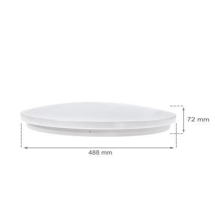 LED Dimmable ceiling light NYMPHEA LED/36W/230V 2700-6500K Wi-Fi Tuya