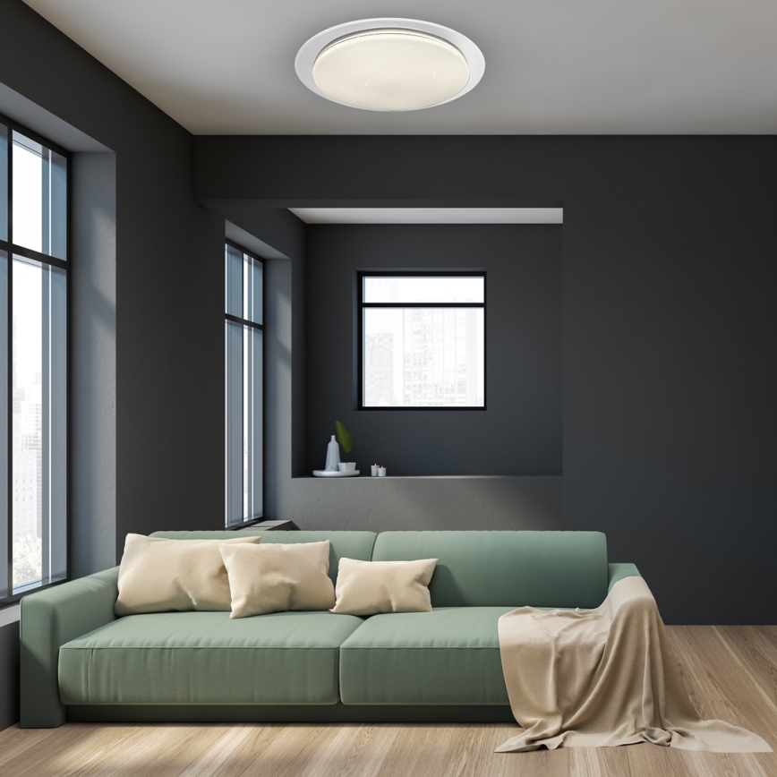 LED Dimmable ceiling light ONTARIO LED/80W/230V 3000-6000K + remote control