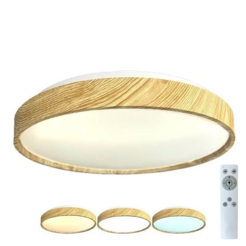 LED Dimmable ceiling light OPAL LED/36W/230V 3000-6500K d. 40 cm + remote control