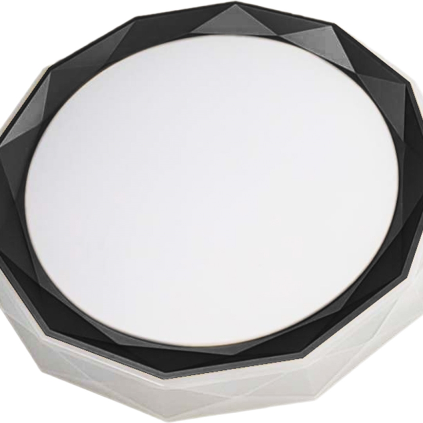 LED Dimmable ceiling light OSCAR LED/45W/230V 3000-6000K black + remote control