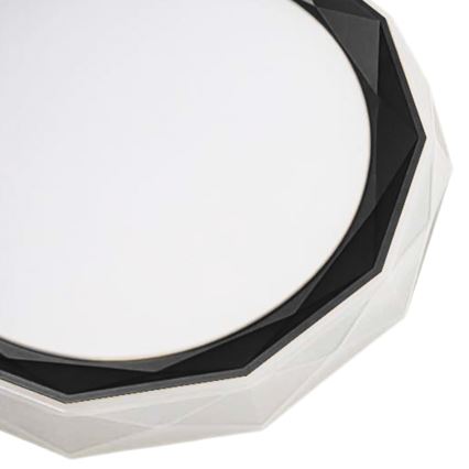 LED Dimmable ceiling light OSCAR LED/45W/230V 3000-6000K black + remote control
