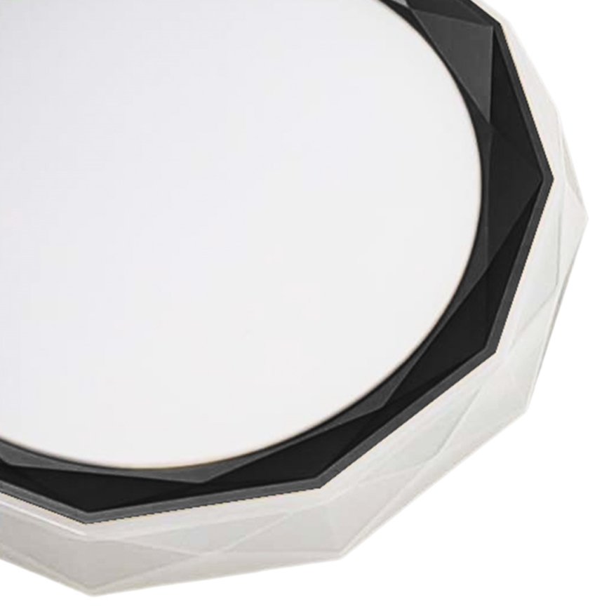 LED Dimmable ceiling light OSCAR LED/45W/230V 3000-6000K black + remote control