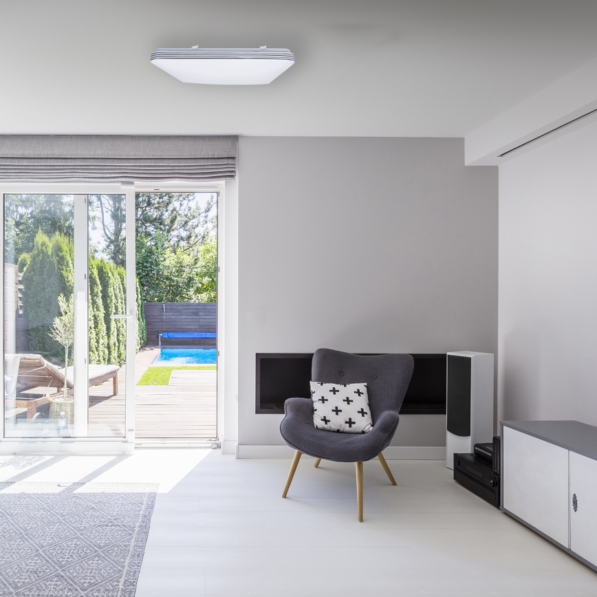 LED Dimmable ceiling light PALERMO LED/72W/230V + remote control