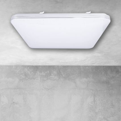 LED Dimmable ceiling light PALERMO LED/72W/230V + remote control