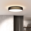 LED Dimmable ceiling light PENLEY LED/48W/230V 3000-6500K d. 40 cm black + remote control