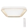 LED Dimmable ceiling light QUADRO LED/38W/230V 3000-6000K white/gold + remote control