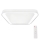 LED Dimmable ceiling light QUADRO LED/38W/230V 3000-6000K white + remote control