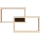 LED Dimmable ceiling light RAMME 2xLED/24W/230V oak