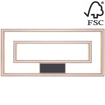 LED Dimmable ceiling light RAMME 2xLED/28,5W/230V oak – FSC certified