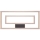 LED Dimmable ceiling light RAMME 2xLED/28,5W/230V oak