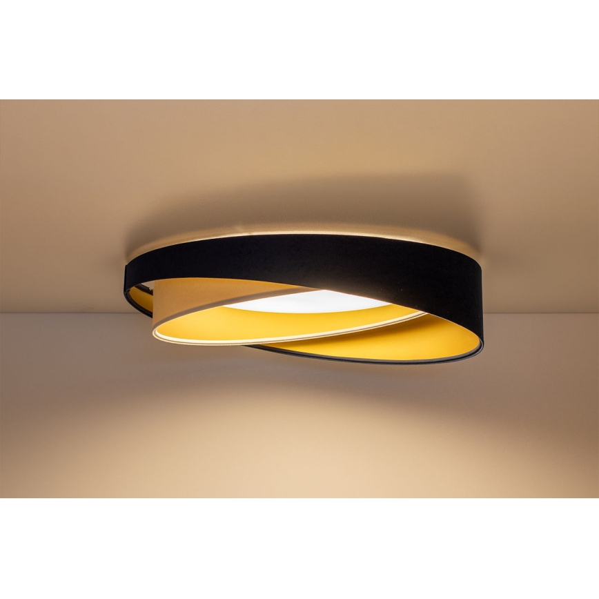 Dimmable LED Ceiling Light SMART GALAXY MODERN LED/24W/230V 3000–6500K Ø 55 cm blue/white/gold + remote control