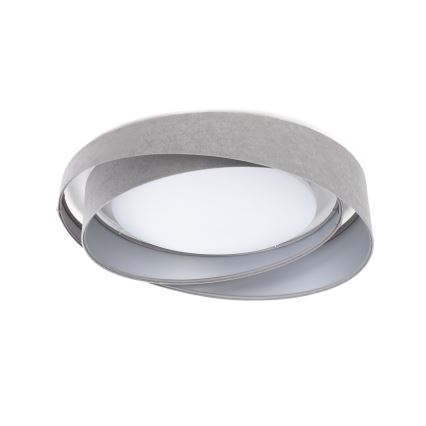 Dimmable LED ceiling light SMART GALAXY MODERN LED/24W/230V 3000-6500K Ø 55 cm gray/silver + remote control