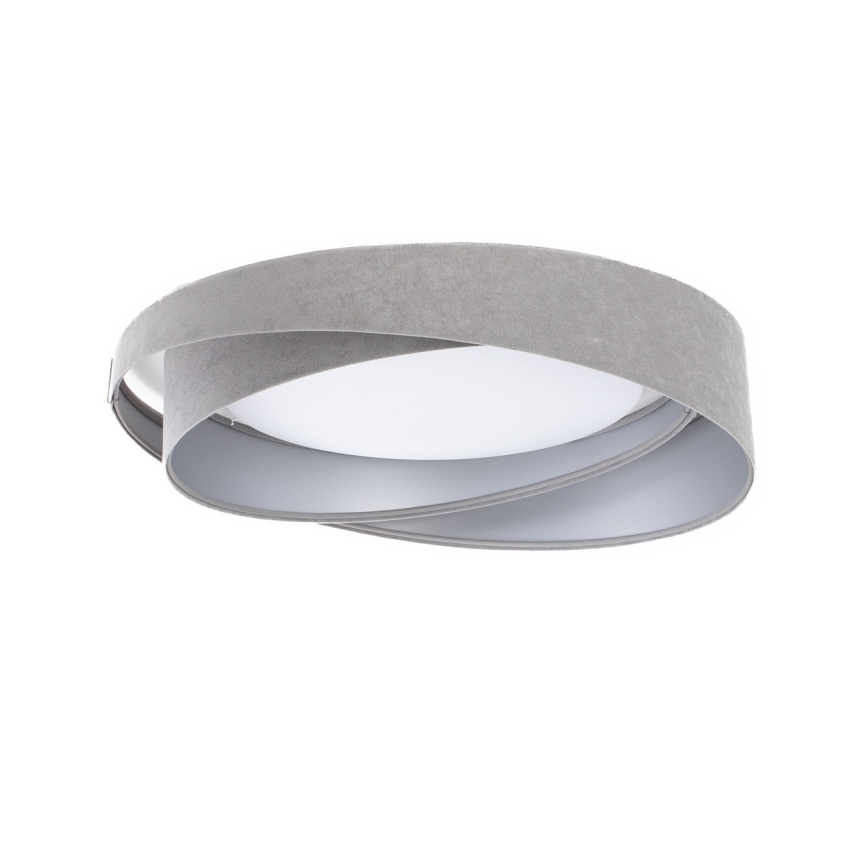 Dimmable LED ceiling light SMART GALAXY MODERN LED/24W/230V 3000-6500K Ø 55 cm gray/silver + remote control