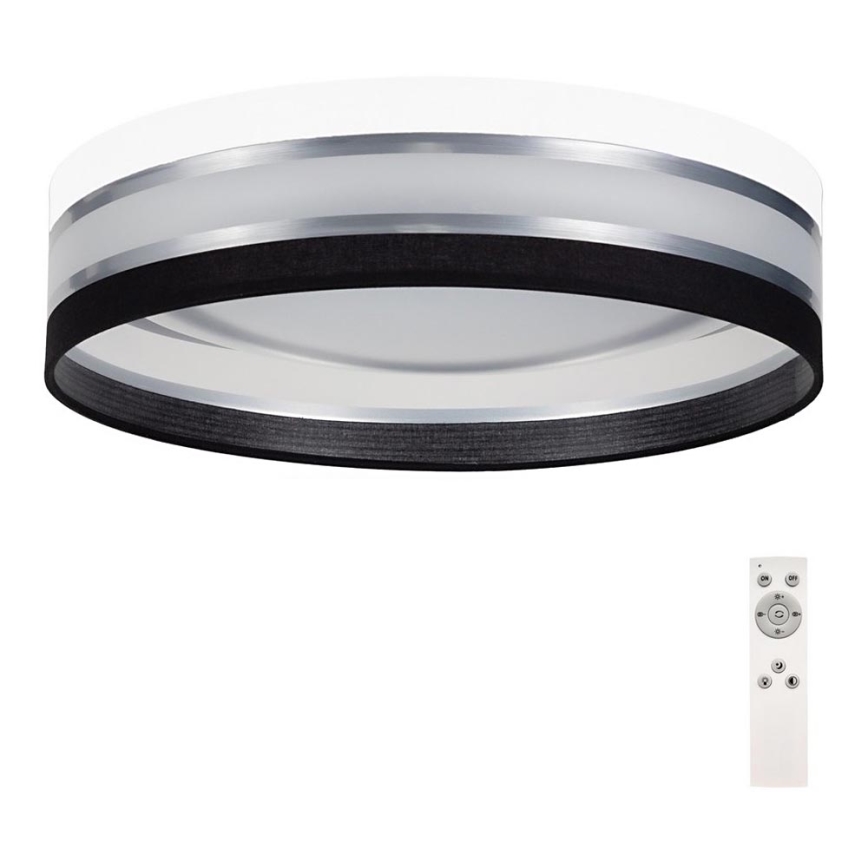 LED Dimmable ceiling light SMART CORAL LED/24W/230V black/white + remote control