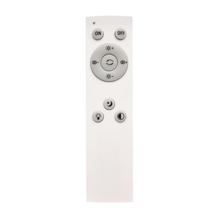 LED Dimmable ceiling light SMART CORAL LED/24W/230V white/silver + remote control