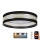 LED Dimmable ceiling light SMART CORAL LED/24W/230V Wi-Fi Tuya black + remote control