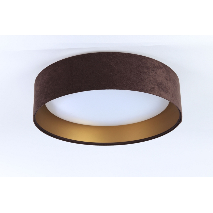 LED Dimmable ceiling light SMART GALAXY LED/24W/230V d. 44 cm brown/gold + remote control