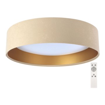 LED Dimmable ceiling light SMART GALAXY LED/24W/230V d. 44 cm beige/gold 3000-6500K + remote control