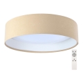 LED Dimmable ceiling light SMART GALAXY LED/24W/230V d. 44 cm beige/white 3000-6500K + remote control