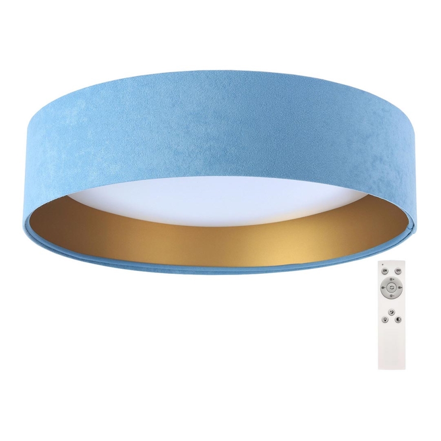 LED Dimmable ceiling light SMART GALAXY LED/24W/230V d. 44 cm light blue/gold 3000-6500K + remote control