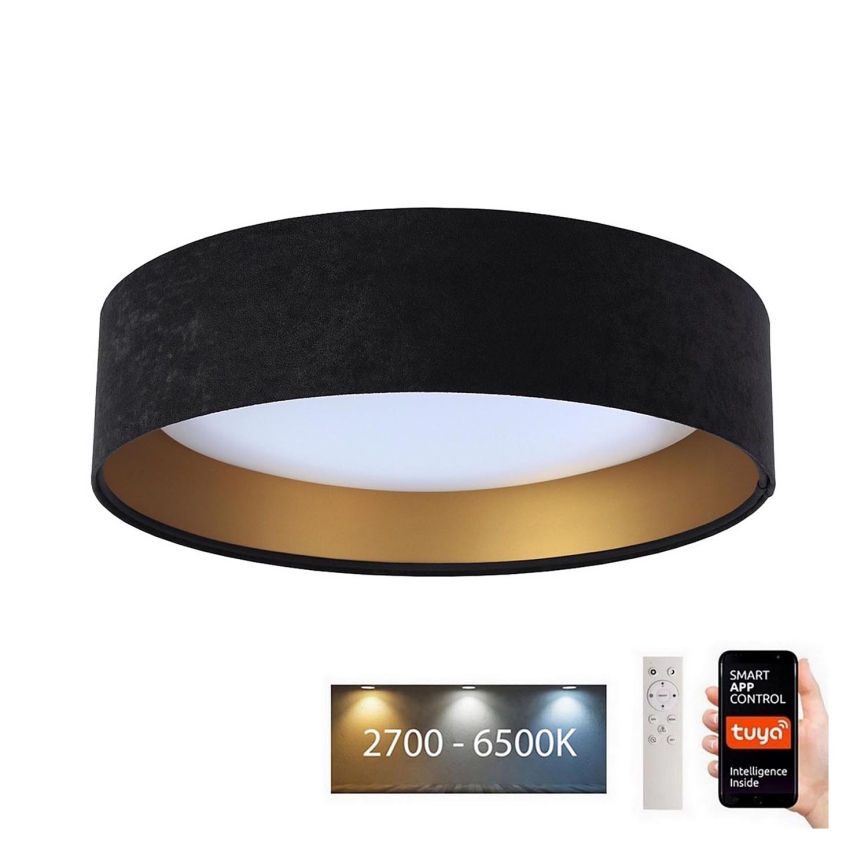 LED Dimmable ceiling light SMART GALAXY LED/24W/230V d. 45 cm 2700-6500K Wi-Fi Tuya black/gold + remote control